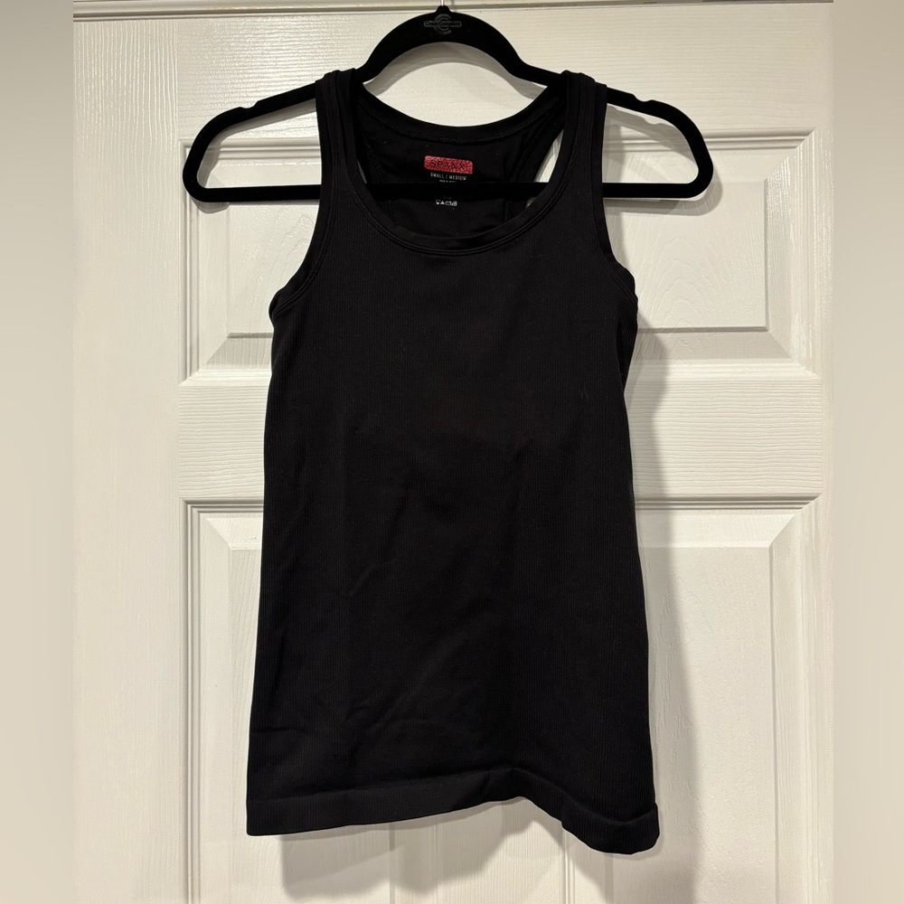 Spanx Ribbed Scoop Neck Racerback Tank Top